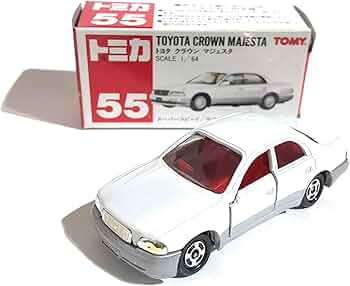 トミカサンプル品　55 トヨタ クラウン 1/60 Amazon.co.jp: 日本製 トミカ55 トヨタ クラウン 4ドア セダン